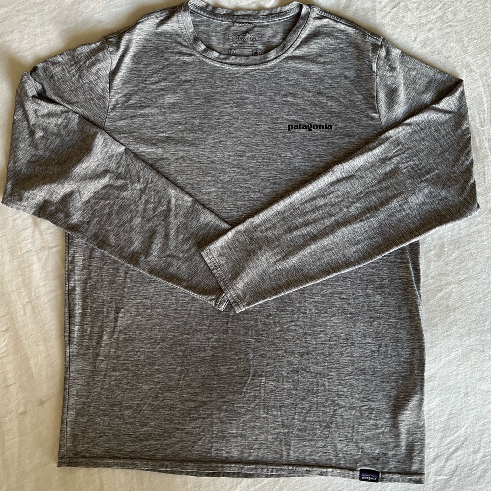 Patagonia Capilene Baselayer Shirt Grey Size Medium